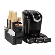 Single Serve Coffee Pod Drawer and Cup Condiment Set, 2 Pcs., 36 Pod Capacity...