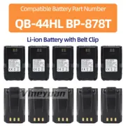 10PC 3250mAh QB-44HL BP-878T Li-ion Battery for Anytone AT-D878UV Plus D868UV