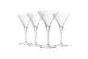 Luigi Bormioli Bach Set of 4 Martini Glasses 260ml