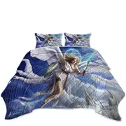 Fantasy Art Archangels Charge Coverlet