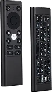 iPazzPort mini Bluetooth Keyboard and air Mouse, Multifunctional 3-in-1 2.4Ghz* Bluetooth with Remote Control for PC,Laptop,HTPC,Windows,Portable and Rechargeable, Aluminum Alloy case