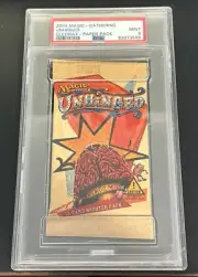MTG Graded PSA 9 Unhinged Gleemax Booster Pack 2004 MINT