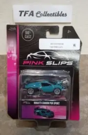 Jada Pink Slips - Majorette - BUGATTI CHIRON PUR SPORT Green - 1:64 NEW