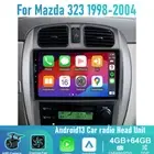 9" Apple Carplay Android Auto Head unit 64GB Car Radio For Mazda 323 1998-2004