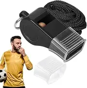 Football Whistles - Gym Whistle | Loud Clear Sound Noisemaker for Camping Defense Rescue Survival Tennis Training