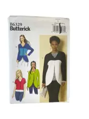 Butterick Sewing Pattern 6329 Top Tunic Shirt Misses Size XS-Med