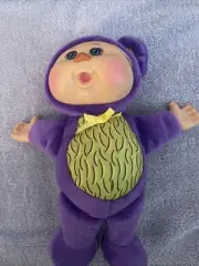 Cabbage Patch Kids Doll 2014 Purple With Blue Eyes-See Description