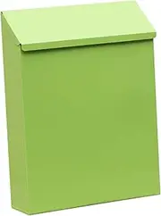 JISADER Wall Mounted Mailbox,Drop Box with Lock Wall Hanging Mail Box Newspaper Holder Box for Gate, Green