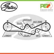 GATES Racing Timing Belt To Suit Subaru Liberty 2.5 i (BP) Petrol (for: Subaru)