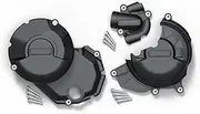 HAXTAUXPK for Ducati Supersport 950 2021-2023 Motorcycles Engine Cover Protection Motorcycle Engine Cover Protectors(1 Set-BK)