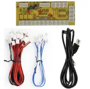 Zero Delay Arcade USB Encoder PC to Joystick MAME 5Pin Sanwa Push Button cable