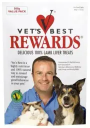 Vet's Best Rewards Lamb Liver treats 500g
