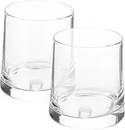 ASAKKURA Elegant Glass Water Cup Microwave Safe for Hot Cold Beverages Home Office Hotel Use
