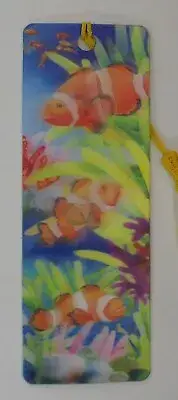 Ttop Clown fish LENTICULAR BOOKMARK 3d
