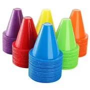 120 Pack Indoor Outdoor Agility Mini Sports Cones, 3 Inch Training Marker
