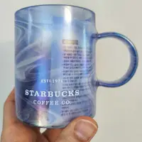 在飛比找蝦皮購物優惠-STARBUCKS 星巴克韓國夏季藍色 Mistic 玻璃杯