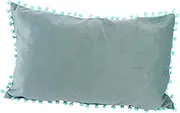 ETHZZLE 1pc Solid Pillow Case Corduroy Pillow Cover Furry Balls Nordic Style Pillowcase 30x50cm