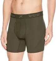 Terramar Men's Microcool Mesh 6" Boxer Briefs Underwear, Dark LodXX-Large/ 44-4