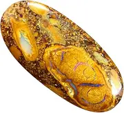 [Deluxe Gems] 7.19 ct Fancy Shape (26 x 12 mm) Multi Color Australian Koroit Boulder Opal Natural Loose Gemstone, gemstone, Boulder Opal