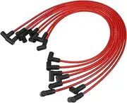 X AUTOHAUX Car Spark Plug Coil Wires Ignition Coil Harness Cable 8mm Fit for Chevy Small Block with HEI Cap - Pack of 8