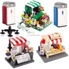 MOC Building Blocks Bricks Street View Bathroom Toilet Washroom Mini City Figure