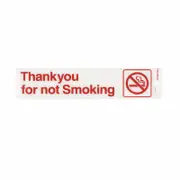 Sandleford Thankyou For Not Smoking Self Adhesive Sign