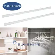 15-31" Adjustable Tension Curtain Rod Spring Load Curtain Pole Heavy-Duty Steel