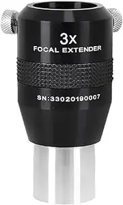 1.25" 3X Lens for Astronomy Professional Monocular Telescope Eyepiece