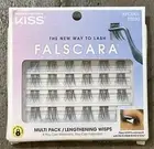 Kiss Falscara Multipack False Eyelashes Lengthening Wisps 24 Pack