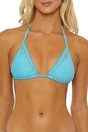 [ISABELLA ROSE] Women's Catalina Triangle Bikini Top, Adjustable, Tie Back, Swimwear Separates