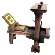 1:48 Scale Metal Printing Press Die Cast Diorama Accessory/Desk Pencil Sharpener