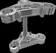 Pro One MXV1 39mm Raw Aluminum Triple Tree for Harley Super Glide 94