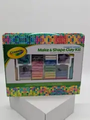 NEW Crayola Modeling Clay Kit Art Collection, Clay Shape Cutters, Tools, Rollers