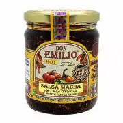 Don Emilio Salsa Macha HOT de Chile Morita Pepper Sauce, 15.5 Ounce