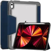MCC Shockproof iPad Air 4 2020 4th Gen Tri-Fold Case Cover Apple Pencil Slot Kids [Dark Blue]