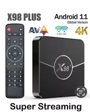 2025 Super Worldwide Streaming X98 PLUS Android TV Box