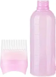 Hair Dye Brush Bottle, Hair Oil Applicator Bottle, Hair Coloring Comb Bottle, Hair Coloring Brush Bottle with Graduation, Root Comb Applicator Bottle, Comb Bottle Applicator