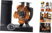 Wood Stove Fan for Wood/Log Burner/Fireplace, Wood Stove Fan Heat Powered