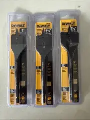 DEWALT DW1584 & DW1583 1-1/4" & 1-1/8"x 6" Spade Drill Bits (Pack of 3)