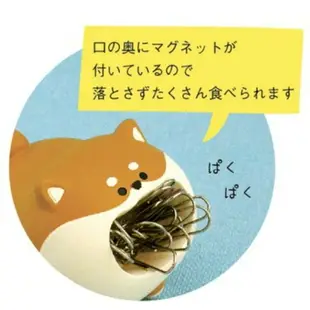 現貨 日本 DECOLE 柴犬 三色貓 迴紋針收納 公仔 可愛 療癒小物 迴紋針 磁鐵 桌上收納辦公小物 -富士通販
