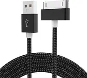 iPhone 4s Cable USB Sync and Charging Cable for iPhone 4 4s 3G 3GS iPad 1 2 3 iPod Touch Nano 30 Pin Charger Cord Dock Adapter Data 3.3 Feet (Black)