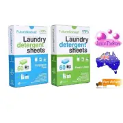 Future Normal Laundry Sheet Concentrated Detergent 60 sheet per box Zero Waste