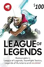 League of Legends AUD$100 Gift Card - (Also redeemable in VALORANT, Teamfight Tactics and Legends of Runeterra) - PC [Online Game Code]