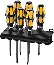 Wera 977/6 Torx Chiseldriver and Rack Screwdriver 6-Pieces Set
