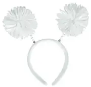 Team Spirit Pom Pom Headbopper White