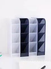 multi grid desktop storage box organiser