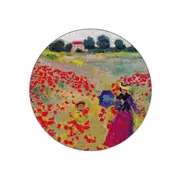 Heritage Artist Monet Poppy Trivet 16cm