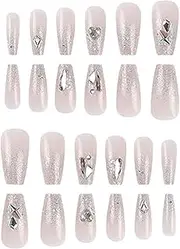 Generic Glue On Nails Heart Decor DIY False Nails Manicure Tool Multipurpose B