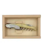 Laguiole Jean Dubost Wine Waiter Ivory Horn Handle Corkscrew
