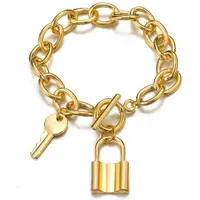 在飛比找ETMall東森購物網優惠-Heavy chain key lock Pendant B